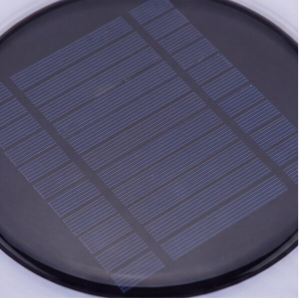 Lampe solaire à LED murale IP65 3500 K Ø 27 cm ronde Télécommande