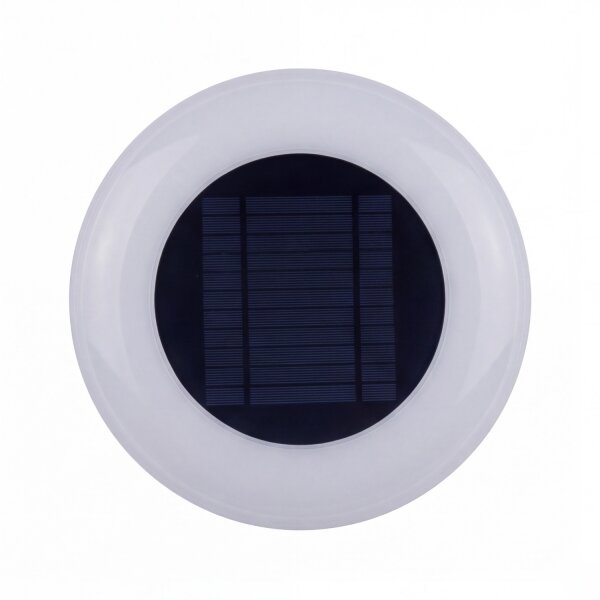 Applique LED solaire Ø 39 cm ronde IP65 3500 K télécommande