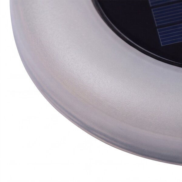Applique LED solaire Ø 39 cm ronde IP65 3500 K télécommande