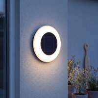 Applique LED solaire Ø 39 cm ronde IP65 3500 K...