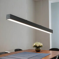 Lampe LED à suspendre Noir Métal...