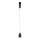 Lampe LED à suspendre Noir Métal intensité lumineuse variable L : 100 cm Moderne
