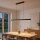 Suspension LED métal dimmable L : 100 cm noir Moderne