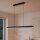 Suspension LED métal dimmable L : 100 cm noir Moderne