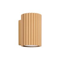 Applique GU10 Moderne en aluminium petit H : 10 cm en or