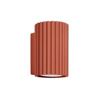 Applique rouge petite H : 10 cm Aluminium GU10 Indoor