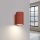 Applique rouge petite H : 10 cm Aluminium GU10 Indoor