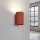 Applique rouge petite H : 10 cm Aluminium GU10 Indoor