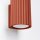 Applique rouge petite H : 10 cm Aluminium GU10 Indoor