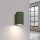 Applique murale GU10 H : 10 cm petite in Vert Moderne Aluminium