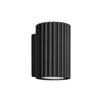 Applique noire petite 10 cm de haut GU10 en aluminium...