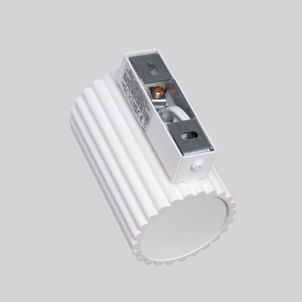 Applique blanche petite H : 10 cm GU10 en aluminium