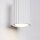 Applique blanche petite H : 10 cm GU10 en aluminium