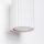 Applique blanche petite H : 10 cm GU10 en aluminium