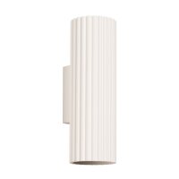 Applique indirecte 2x GU10 H : 20 cm Crème Moderne