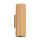Applique murale Up Down H : 20 cm en or GU10 2 flammes aluminium