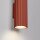 Applique moderne Up Down H : 30 cm Rouge GU10 2 flammes Alu