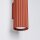 Applique murale Up Down petite H : 20 cm rouge GU10 2 flammes
