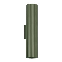 Applique Up Down Aluminium H : 30 cm Vert GU10 2 flammes