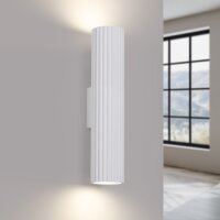 Projecteur mural Blanc petit H : 30 cm petit GU10 2...