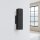 Applique Up Down petite H : 20 cm Noir 2x GU10 Aluminium