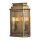 Applique murale ext&eacute;rieure massive laiton verre inoxydable