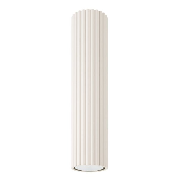Spot à poser GU10 en crème Ø 6,5 cm H : 30 cm étroit BERTA