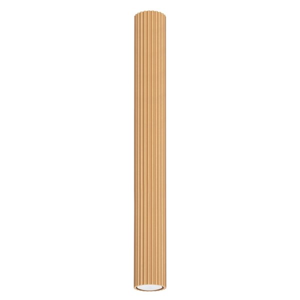 Spot à poser en saillie Ø 6,5 cm H : 60 cm Aluminium doré GU10