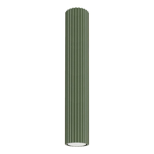 Spot de plafond apparent GU10 Ø 6,5 cm H : 40 cm étroit Vert