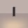 Spot Lampe plafond Noir Ø 6,5 cm H : 30 cm GU10 apparent