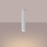 Spot Lampe plafond Blanc GU10 Ø 6,5 cm H : 40 cm...