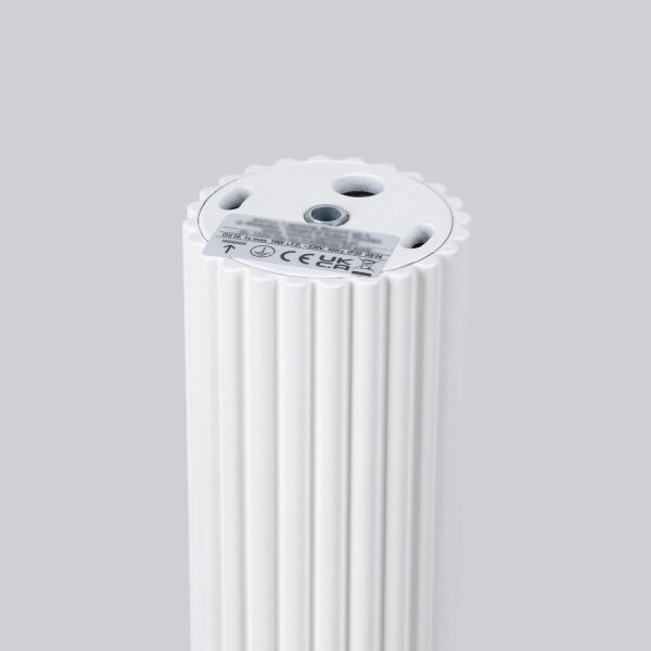 Plafonnier petit Ø 6,5 cm H : 20 cm Blanc apparent Alu GU10