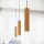 Suspension GU10 L : 8 cm H : max. 118 cm Aluminium doré