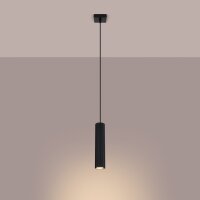 Lampe à suspendre Moderne Noir étroit L : 8...