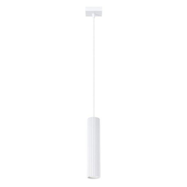 Suspension Blanc GU10 étroit Ø 8 cm en aluminium Moderne