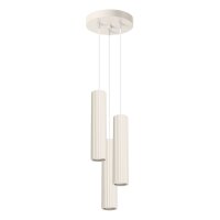 Lampe &agrave; suspendre moderne en cr&egrave;me &agrave;...