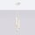 Lampe à suspendre moderne en crème à 3 flammes GU10 étroite Ø 19,5 cm