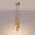 Lampe à suspendre 3 flammes GU10 aluminium L : 19,5 cm en or