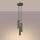 Suspension réglable H : max. 108 cm Vert 3-flamme GU10