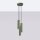 Suspension réglable H : max. 108 cm Vert 3-flamme GU10