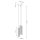 Suspension réglable H : max. 108 cm Vert 3-flamme GU10