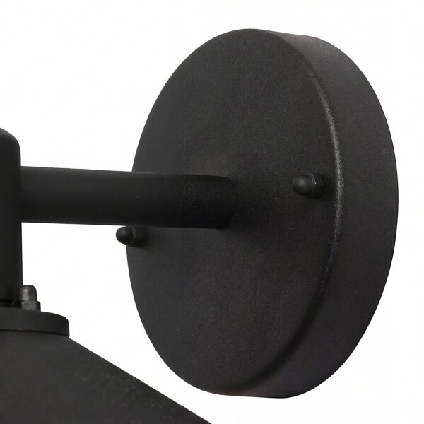 Lanterne murale acier inoxydable noir IP44 Maritim porte dentrée
