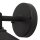 Lanterne murale acier inoxydable noir IP44 Maritim porte dentrée