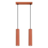 Lampe à suspendre rouge à 2 flammes L : 30...