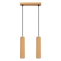 Suspension GU10 à 2 flammes en aluminium L : 30 cm...