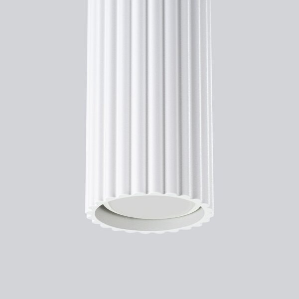 Suspension blanche Moderne en aluminium L : 30 cm 2x GU10 BERTA