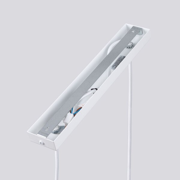 Suspension blanche Moderne en aluminium L : 30 cm 2x GU10 BERTA