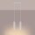 Suspension blanche Moderne en aluminium L : 30 cm 2x GU10 BERTA