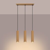 Lampe à suspendre en or L : 45 cm H : max. 98 cm...