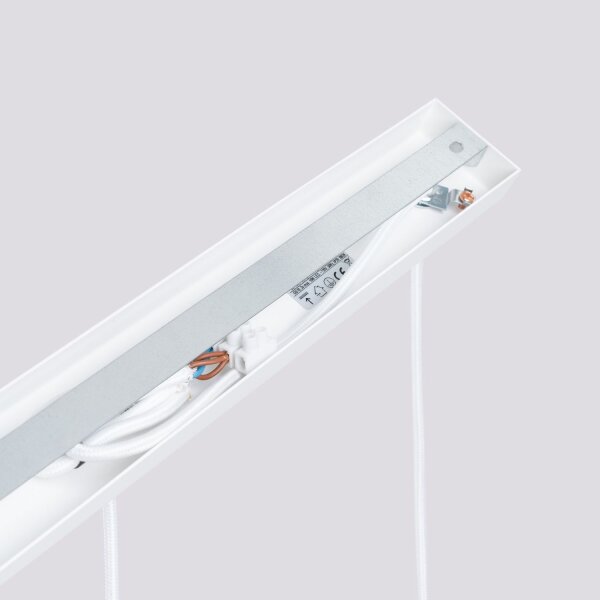 Lampe à suspendre 3 flammes GU10 L : 45 cm étroit Blanc Moderne